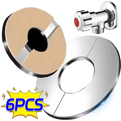 Stainless Steel Water Pipe Wall Cover Split Flange Round Escutcheon Plate Wall-mounted Faucet Accessories Home Batnroom Supplies