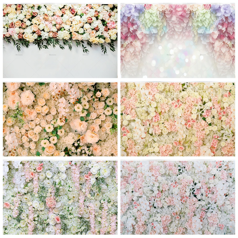 

Flower Butterfly Wall Theme Photography Background Spring Pink White Rose Portrait Wedding Bridal Party Decoration Props Gifts