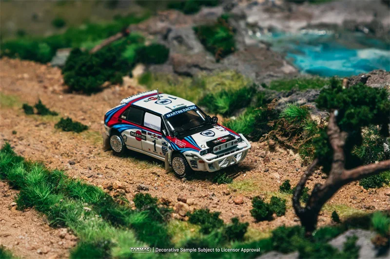 

Предпродажа Tarmac Works 1:64 Lancia Delta HF Integrale Safari Rally 1992, литая под давлением модель автомобиля, коллекция миниатюрных моделей