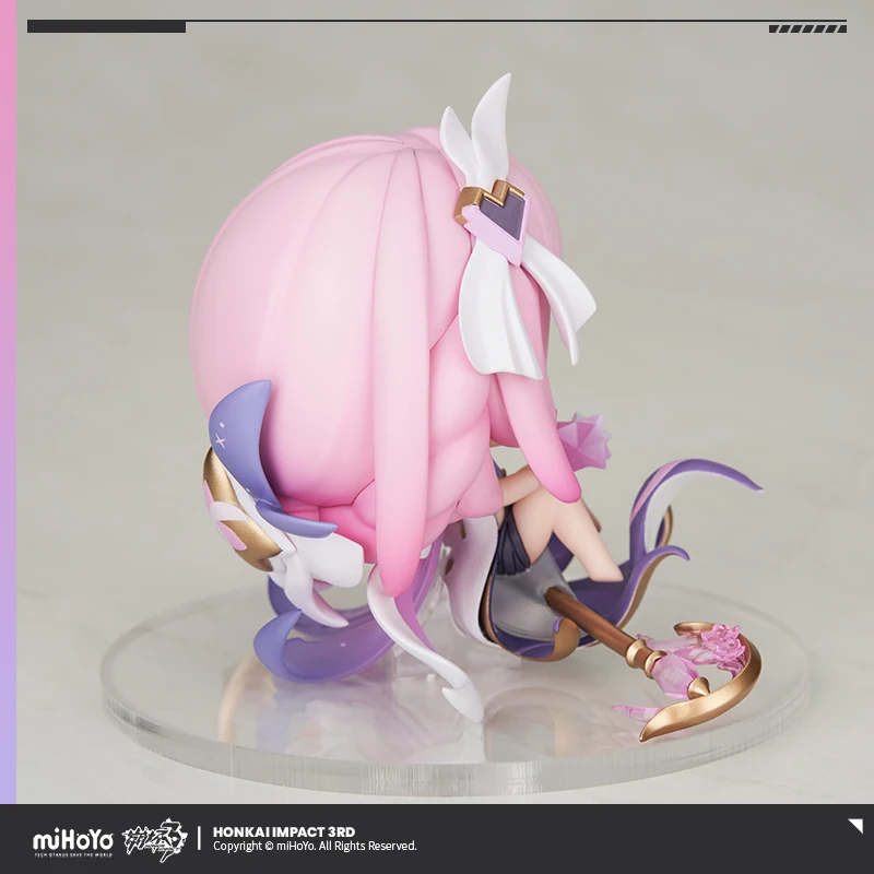 Honkai Impact 3 Elysia Q-versie Actiefiguren Model HERRSCHER OFHUMAN: EGO Amusement Collectible Randapparatuur Origineel