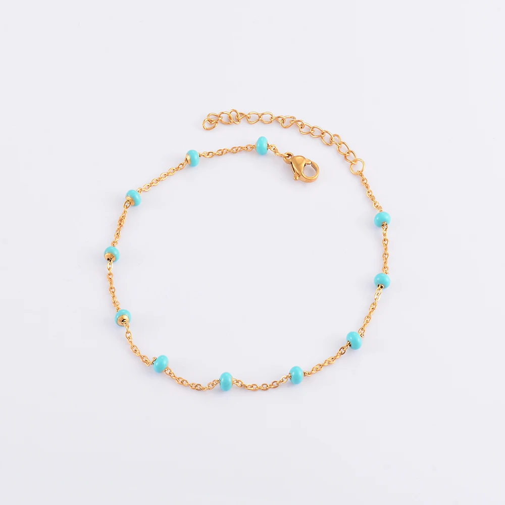 Women's Gold Plated Stainless Steel Chain Bracelet