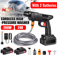 200W 24V Cordless High Pressure shoe Wash Spray Water Gun Car Wash Pressure Water washing Machine for Makita Battery