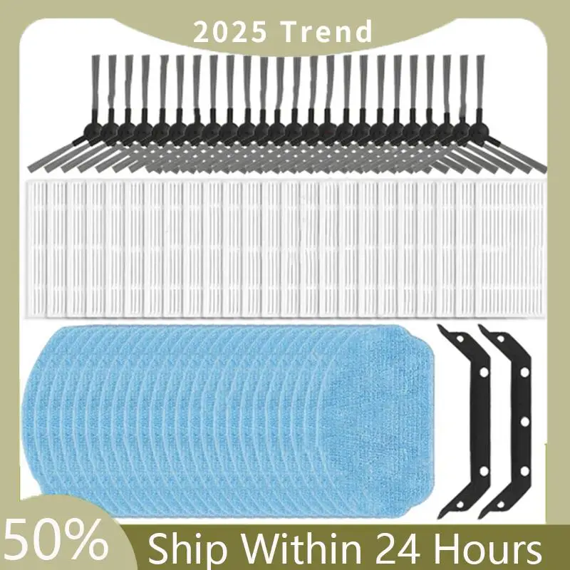 

A75X Top For Midea VCR04W Robot Vacuum Cleaner Side Brush Mop Cloth Hepa Filter Accessories Replacement Spare Parts