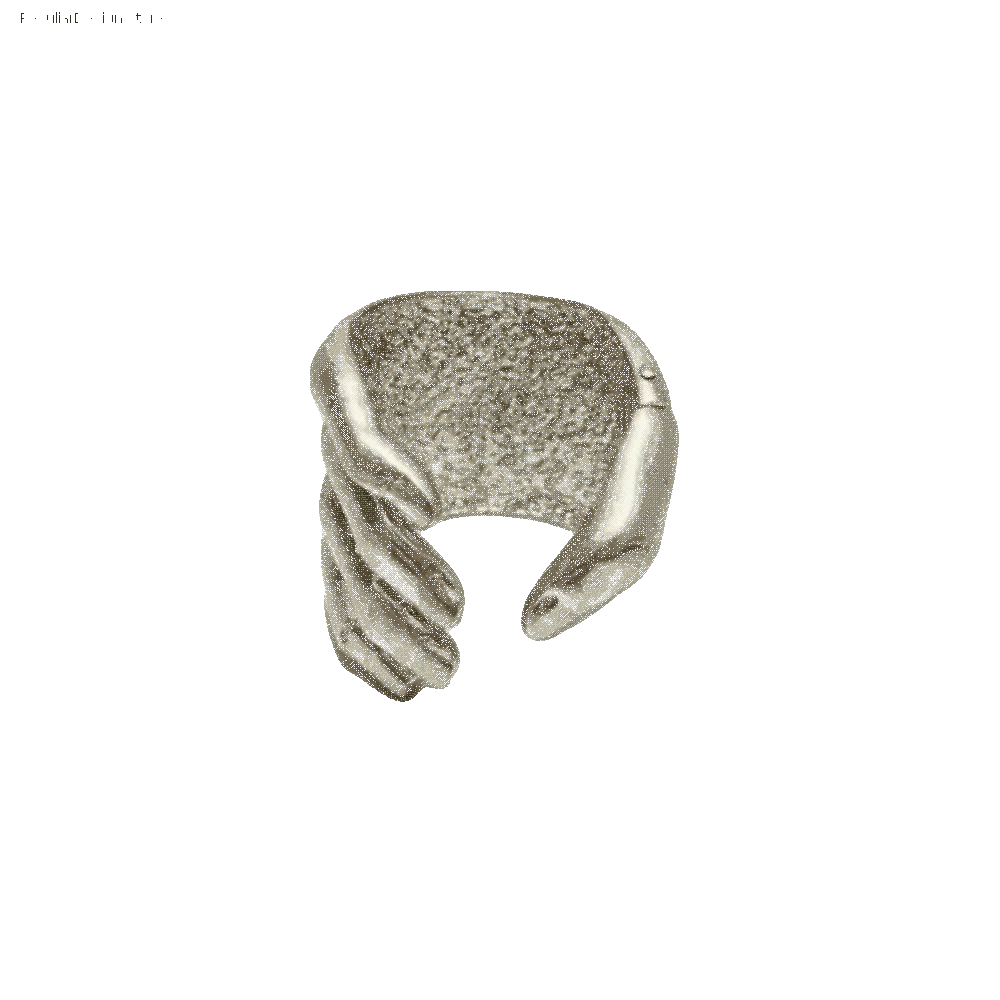 5-Fingered Palm Grip Bracelet Light Luxury Vintage Palm Ring Bracelet Metal Exquisite Handshake Bracelet Jewelry Accessory