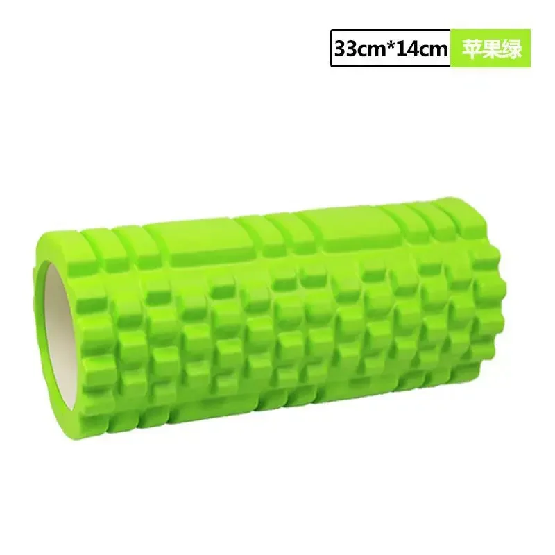 Multi-colored EVA Wolf Tooth Hollow Yoga Column 33cm Foam Shaft Soothes Muscle Fatigue and Relaxes Mood