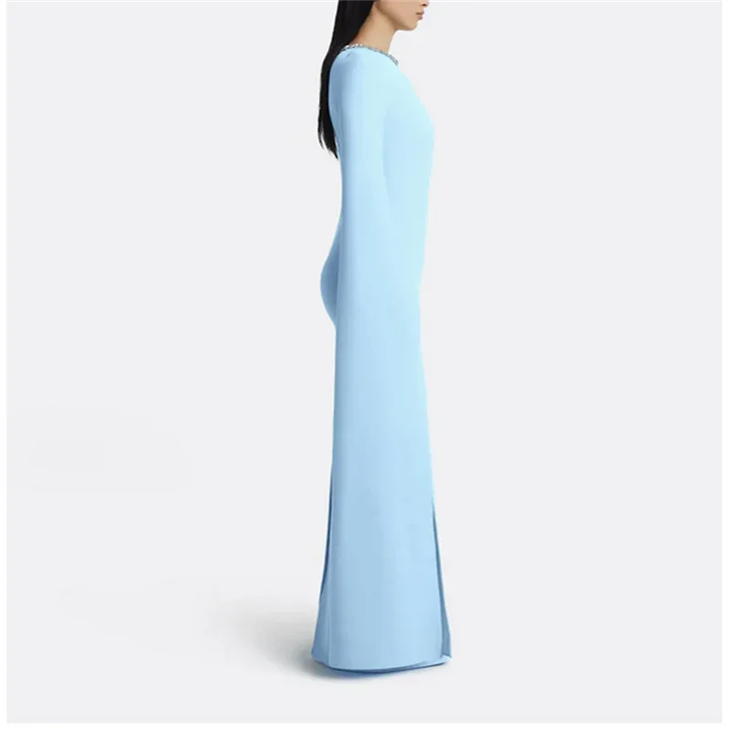 فساتين سهرة Sky Blu 2025 فستان حفلات الزفاف فساتين لحضور الحفلات الموسيقية ماركات فساتين الأم الفاخرة جدًا جودة عالية