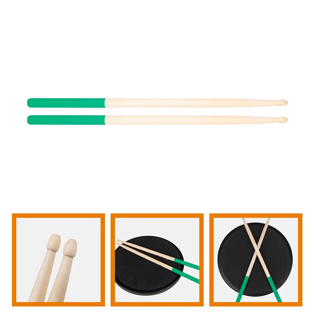 

1 Pair 5A Maple Wood Drumsticks Anti-Slip Lightweight For Beginner Practice Training Drum Set Accessories Percussion Sticks