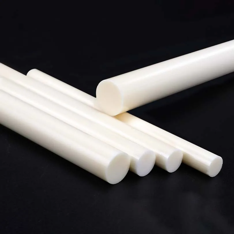 99% Alumina Ceramic Round Rod, Insulated Ceramic Rod Diameter 2-50mm