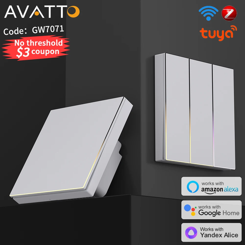 

AVATTO Умный выключатель света TS60
