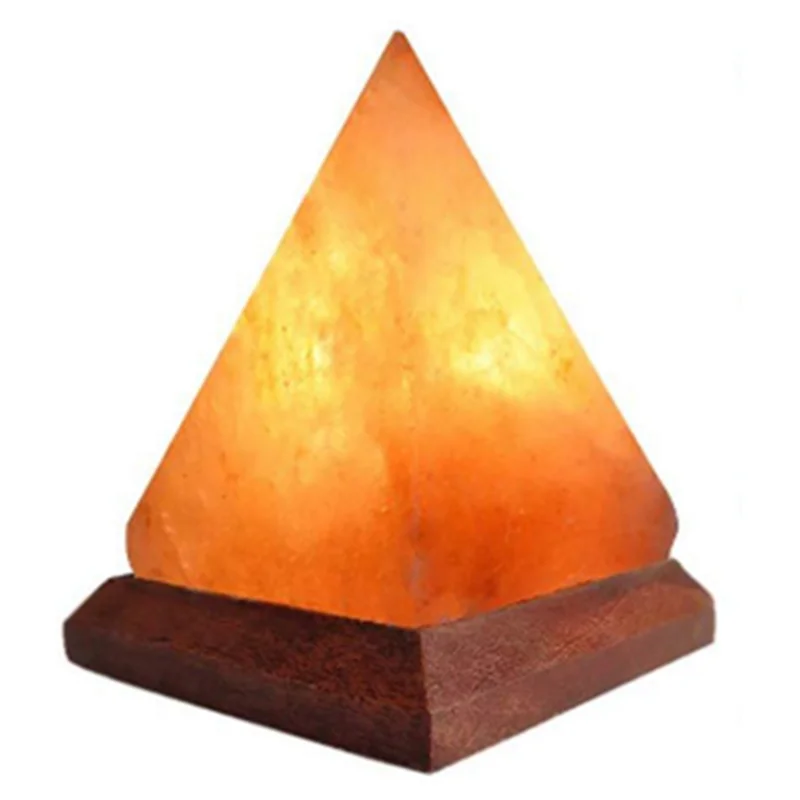 Himalayas Crystal Salt Lamp USB Led Pyramid Salt Crystal Lamp Crystal Lampa dekoracyjna Atmosphere Atmosphere Lamp
