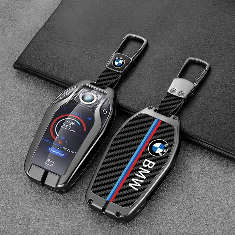 Car Key Case Cover Bag For Bmw 1 3 5 7 Series X1 X3 X5 X6 X7 F30 G20 F34 F31 G30 G01 F15 G05 I3 M4 Series Keychain Accesories