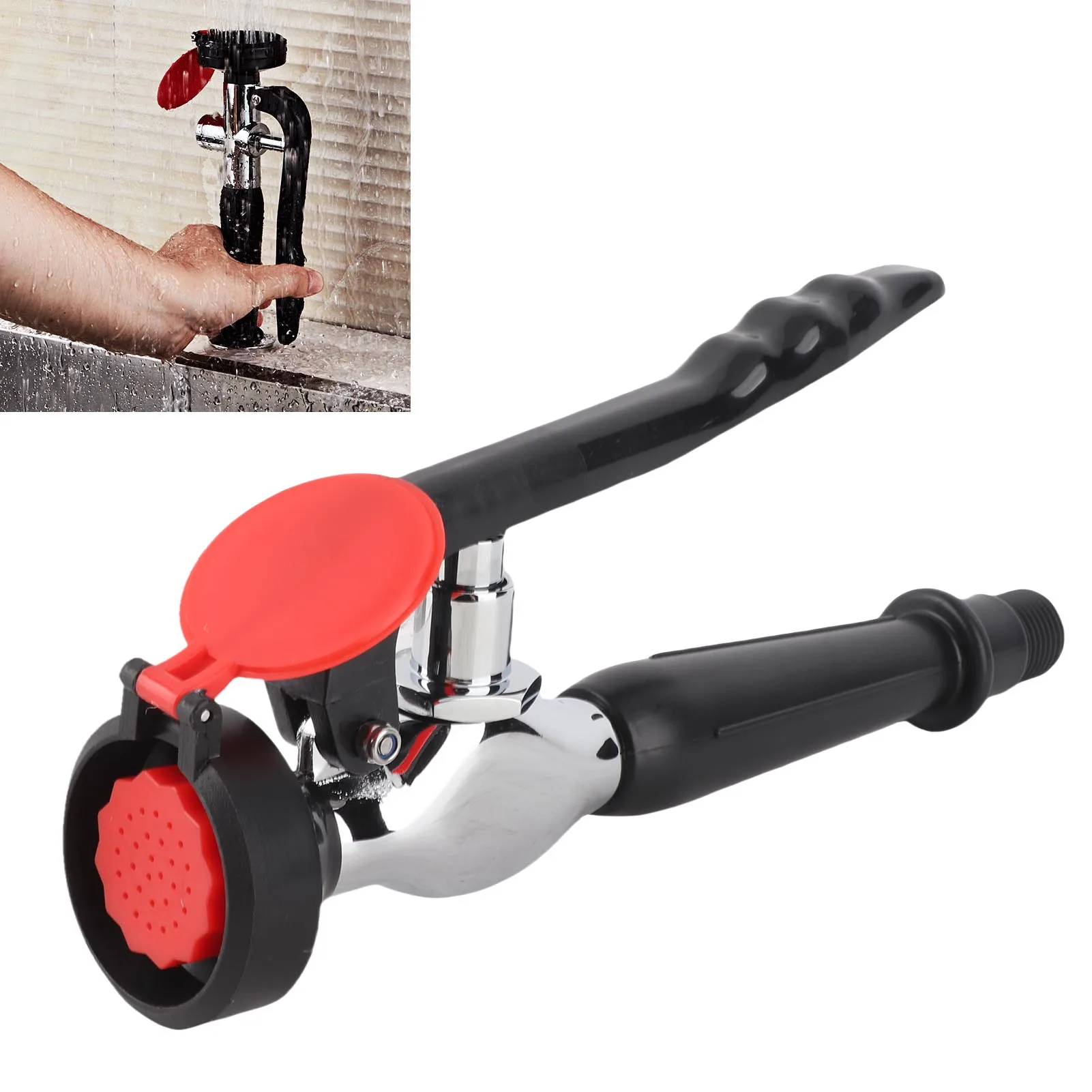 emergency-eye-wash-unit-first-aid-eye-wash-unit-stainless-steel-single-mouth-delay-pressure-with-2-filter-layers-for-laboratory