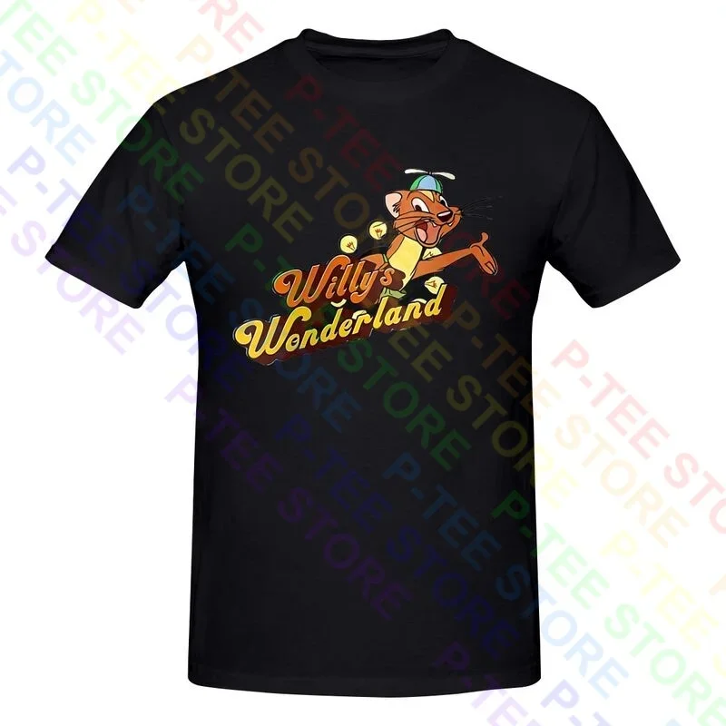 Beliebte Willy's Wonderland Film Nicolas Käfig regelmäßige Hemd T-Shirt T-Shirt coole Mode