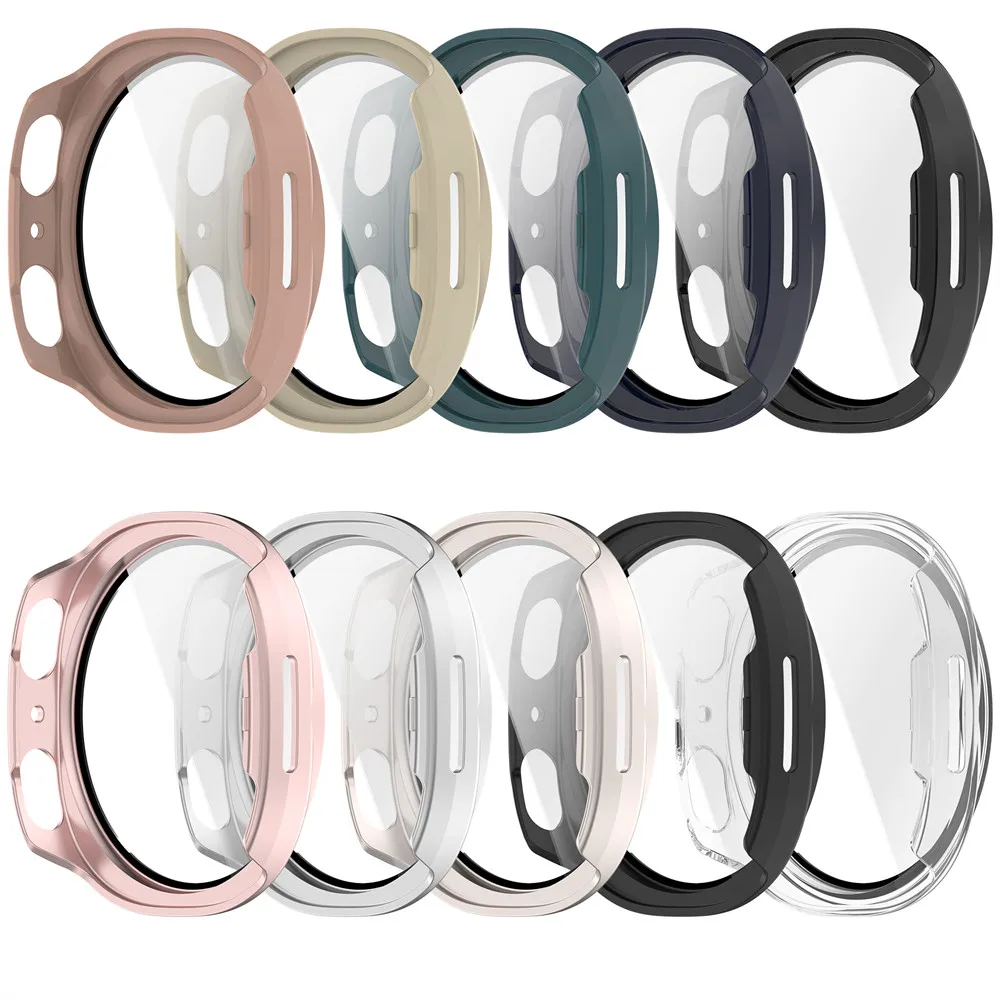 Full Coverage Screen PC Case For Samsung Galaxy Watch 8 40mm 44mm Tempered Glass Film Shell Hard Shockproof Casing