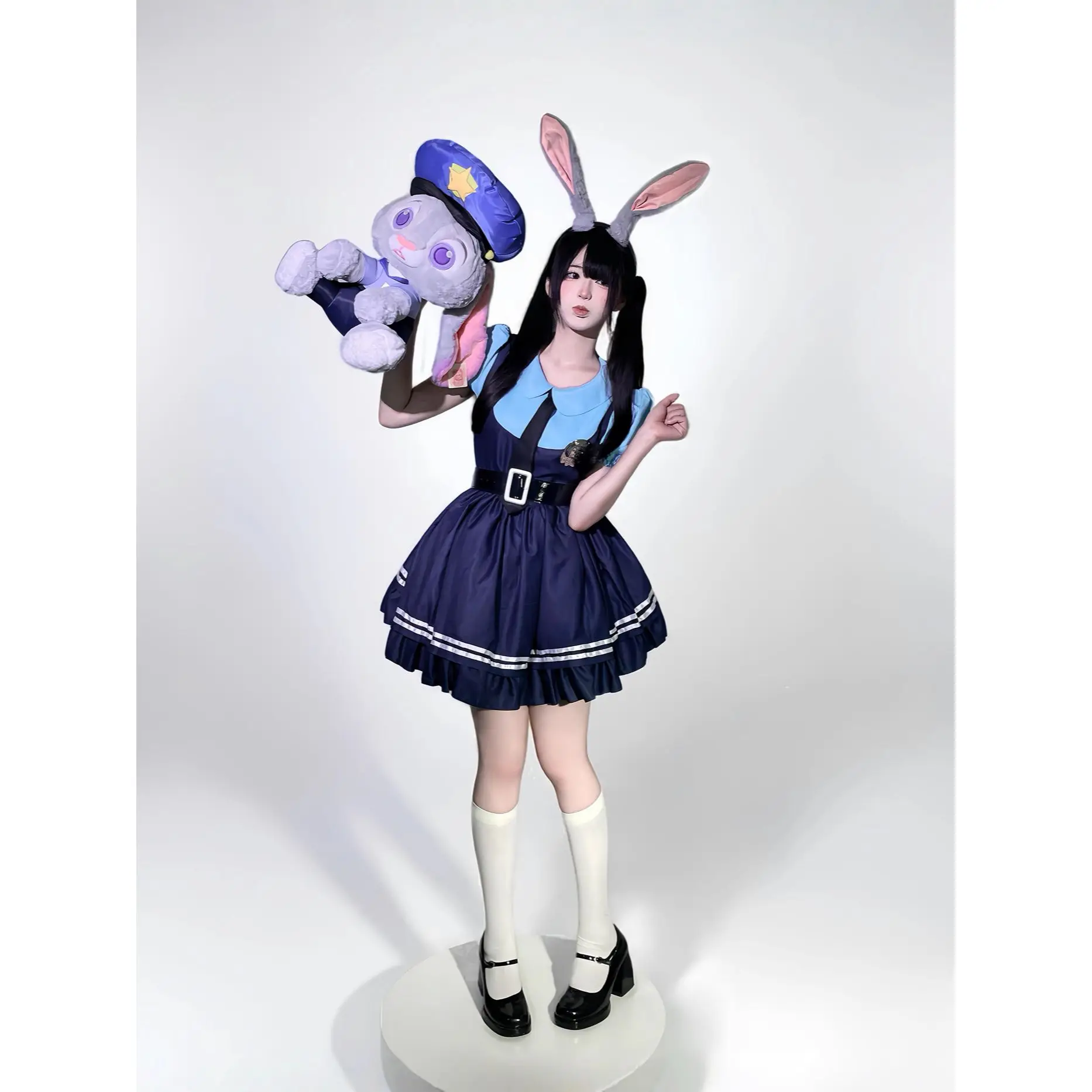 

Judy Rabbit Cosplay Costume Dr for loween Performance Animal Ci Theme Humanized Design Ideal for Comic Cons