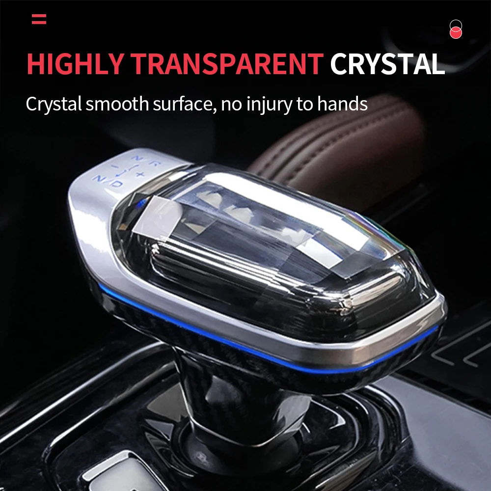 For Geely Tugella Xingyue FY11 2019-2023 K9 Crystal Car Gear Shift Head Lever knob Handle Cover Replacement Accessories