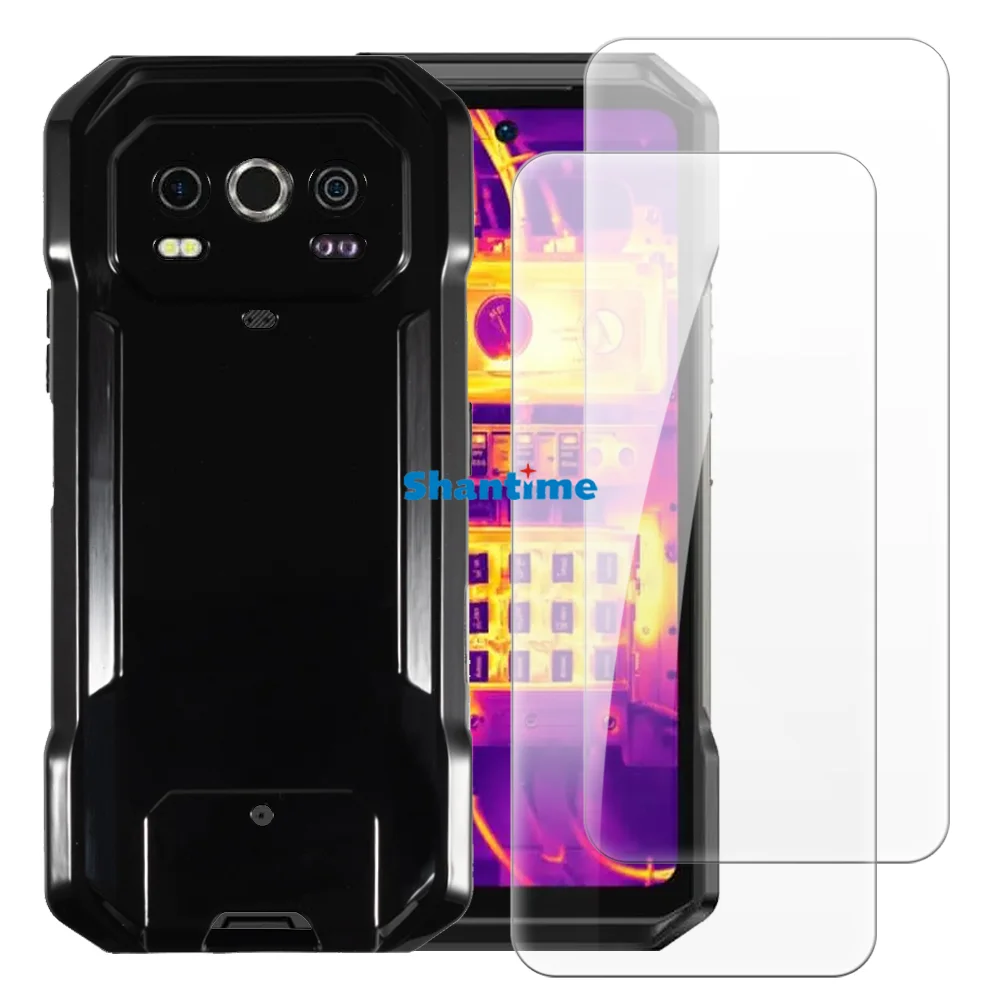 Soft Case + 2 Pack Tempered Glass Screen Protectors for Ulefone Armor 27T Pro+ 4G Full-Body Protection