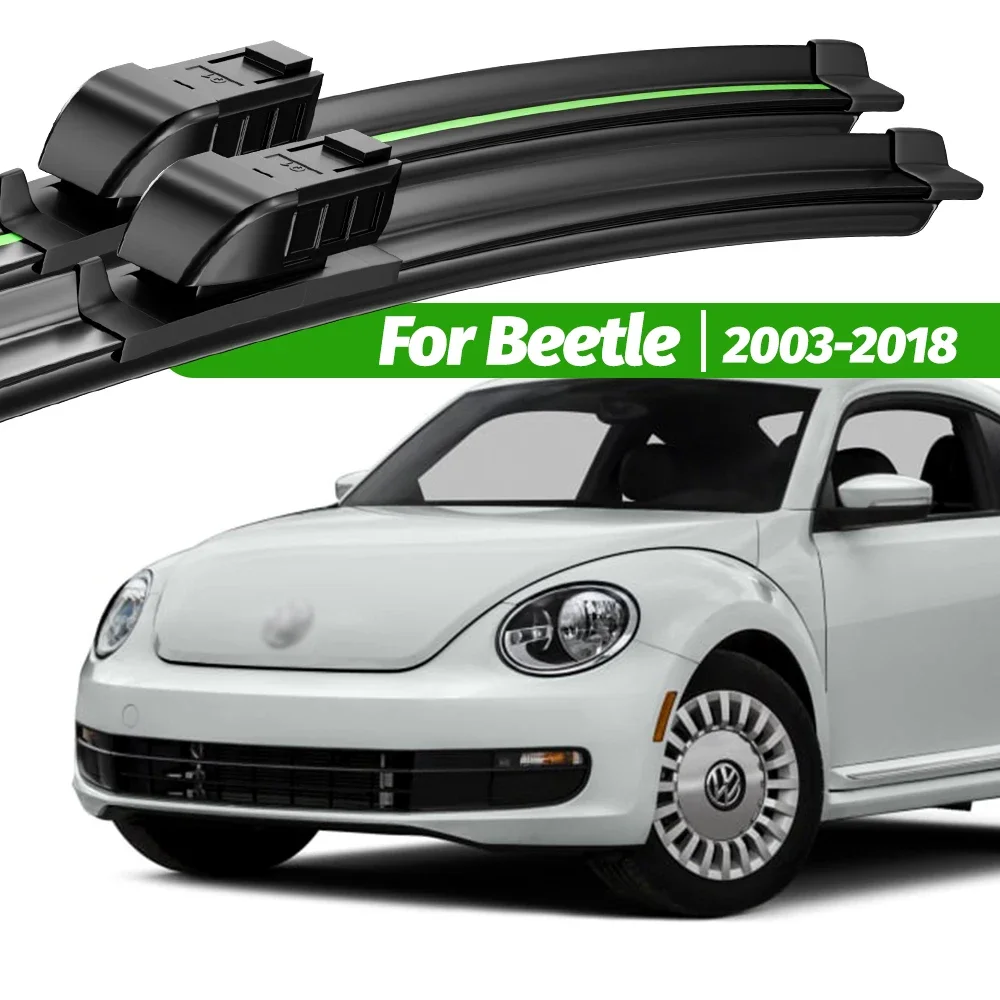 

For VW Beetle 2003-2018 2pcs Front Windshield Wiper Blades 2009 2010 2012 2013 2015 2016 2017 Windscreen Window Accessories