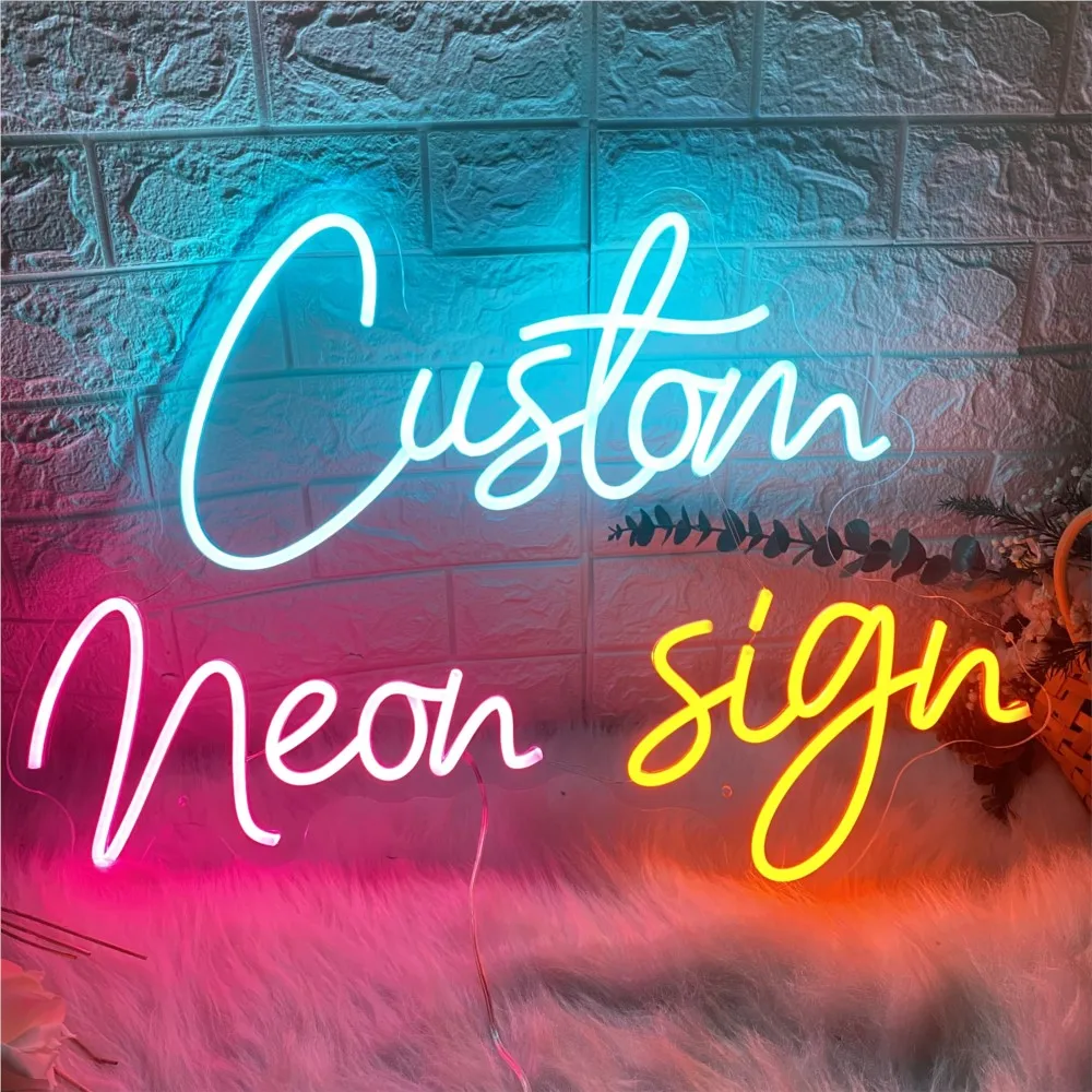 Enseigne LED au néon personnalisée, décor de mariage, fête d'anniversaire, décor de salle, chambre à coucher, Bar, Club, boutique, enseigne LED, cadeau personnalisé