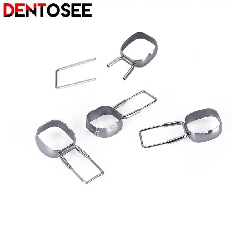 

40Pcs Orthodontic Molar Space Maintainer Gap Retainer Braces Bands for Children 2Nd 32# To 41# Size