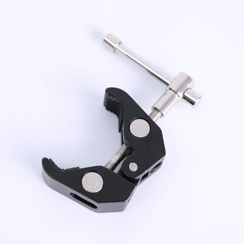 metal bar clamp klemmen super c clamps DSLR Rig LCD Monitor Studio Light Metal Crab Pliers Clip Super t-track Clamp
