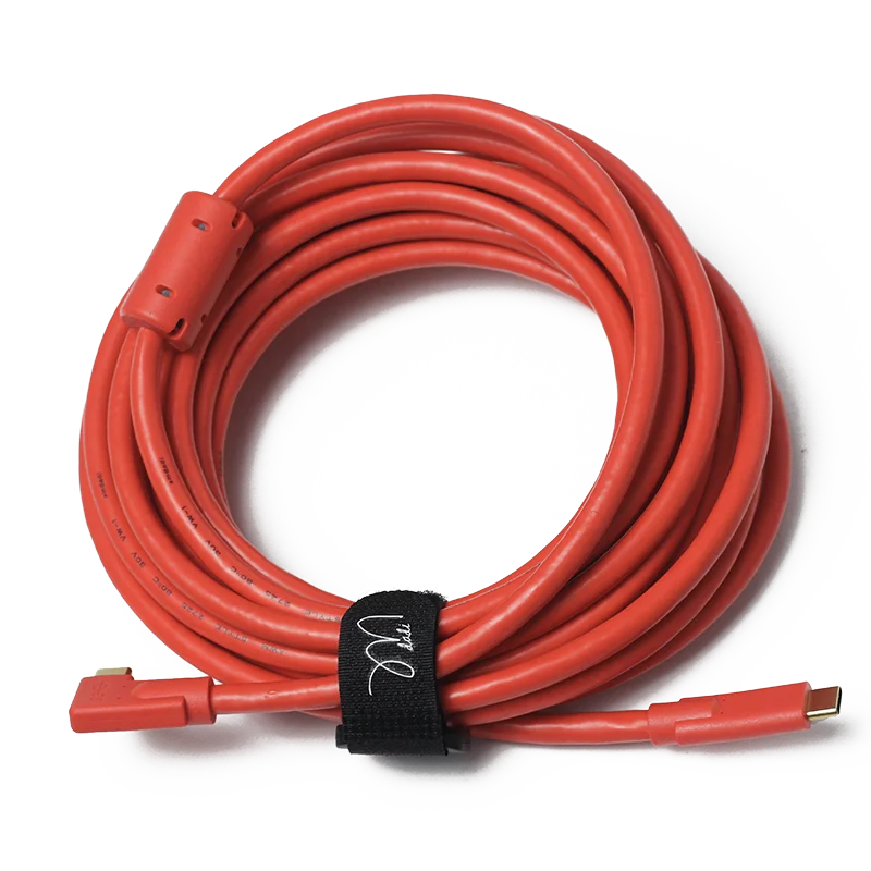 Cable de cámara USB C tipo c a tipo c, 3m, 5m, 8m para Cannon EOS R RP SONY A7m3 R3 A7R4, línea de disparo atada, cámara a computadora