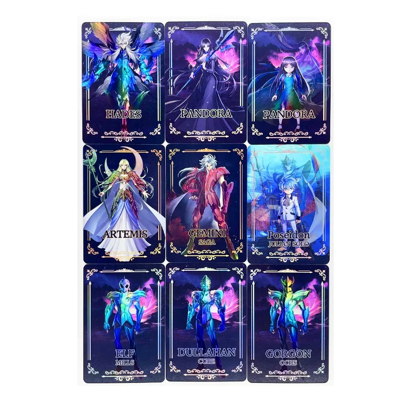 

9pcs/set Saint Seiya Athena Toys Hobbies Hobby Collectibles Game Collection Anime Cards