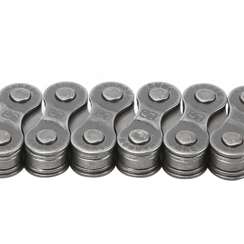

Durable 8 Speed Bike Chain 110 Links Reusable Road Bike Chain Steel Grey Replacement Chain for Mountain Bike，Road Bike