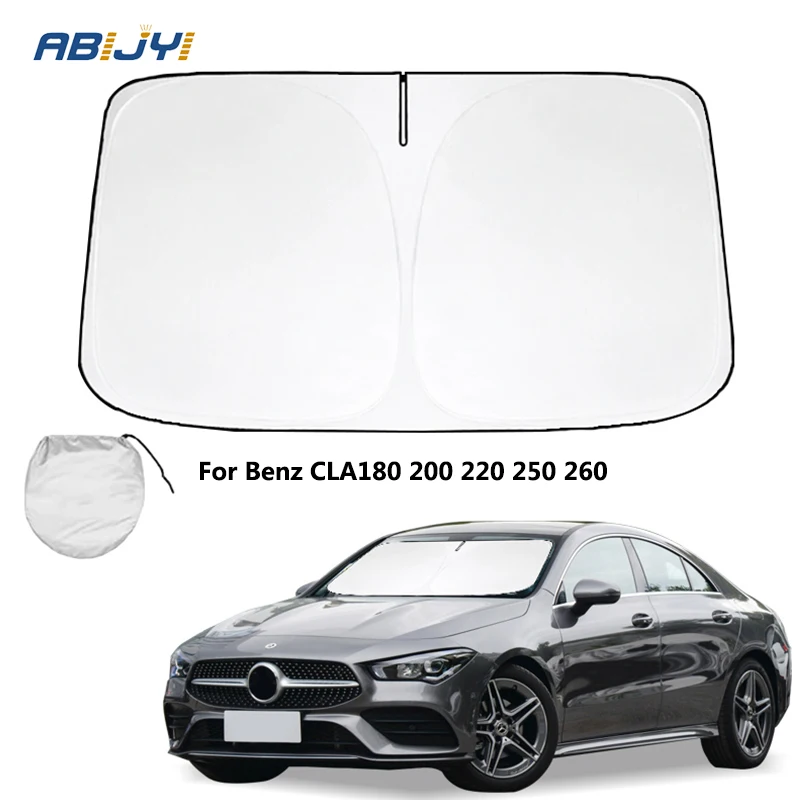 

For Benz CLA180 200 220 250 260 Car Windshield Sun Shade Reflector Sunshade Offers Protection Accessorie