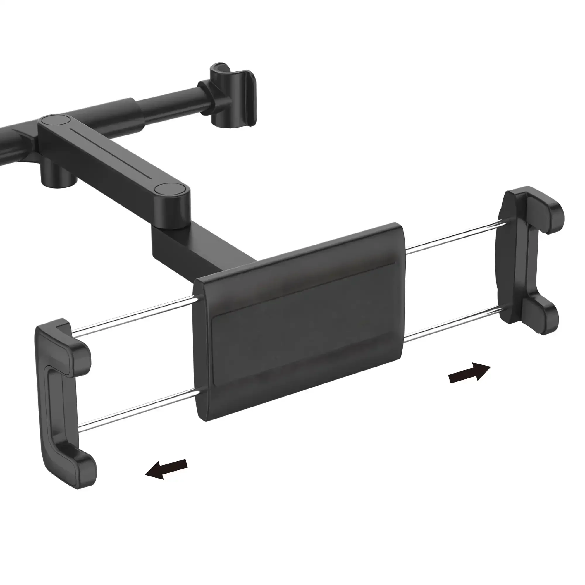 حامل هاتف بمسند رأس ثابت للسيارة - 360 درجة °   مشاهدة فيديو قابلة للدوران بدون استخدام اليدين للأطفال على رحلات الطريق