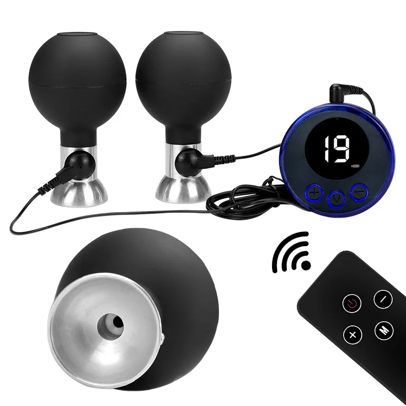 electric nipple toy Nipple Toy Clamps, Strong Sucking Stimulator Massager With 10 * Rotation *  Nipples Sucker Toys * Nipple *s Adult * Toys For Women Couples Pleasure