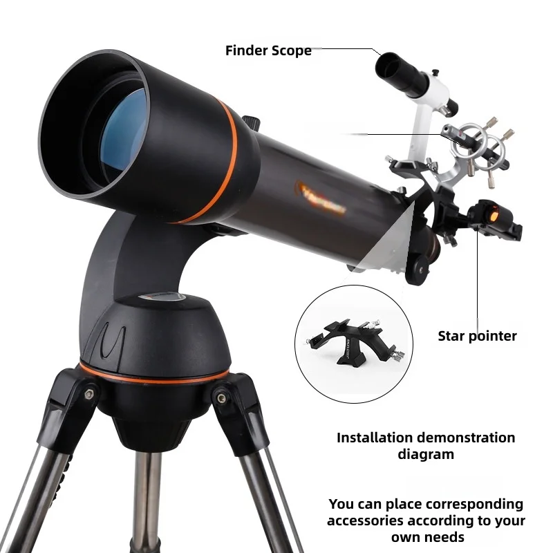 Triple Finder Scope Mount Dovetail Plate Metal Bracelet for Red Dot Finder Optical Guide Scope Holder Telescope Accessories