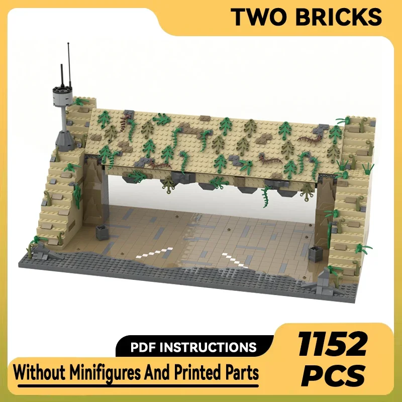 

Star Movies Model Moc Building Bricks Military Hangar Entrance Technology Modular Blocks Gifts Christmas Toys DIY Sets Assembly