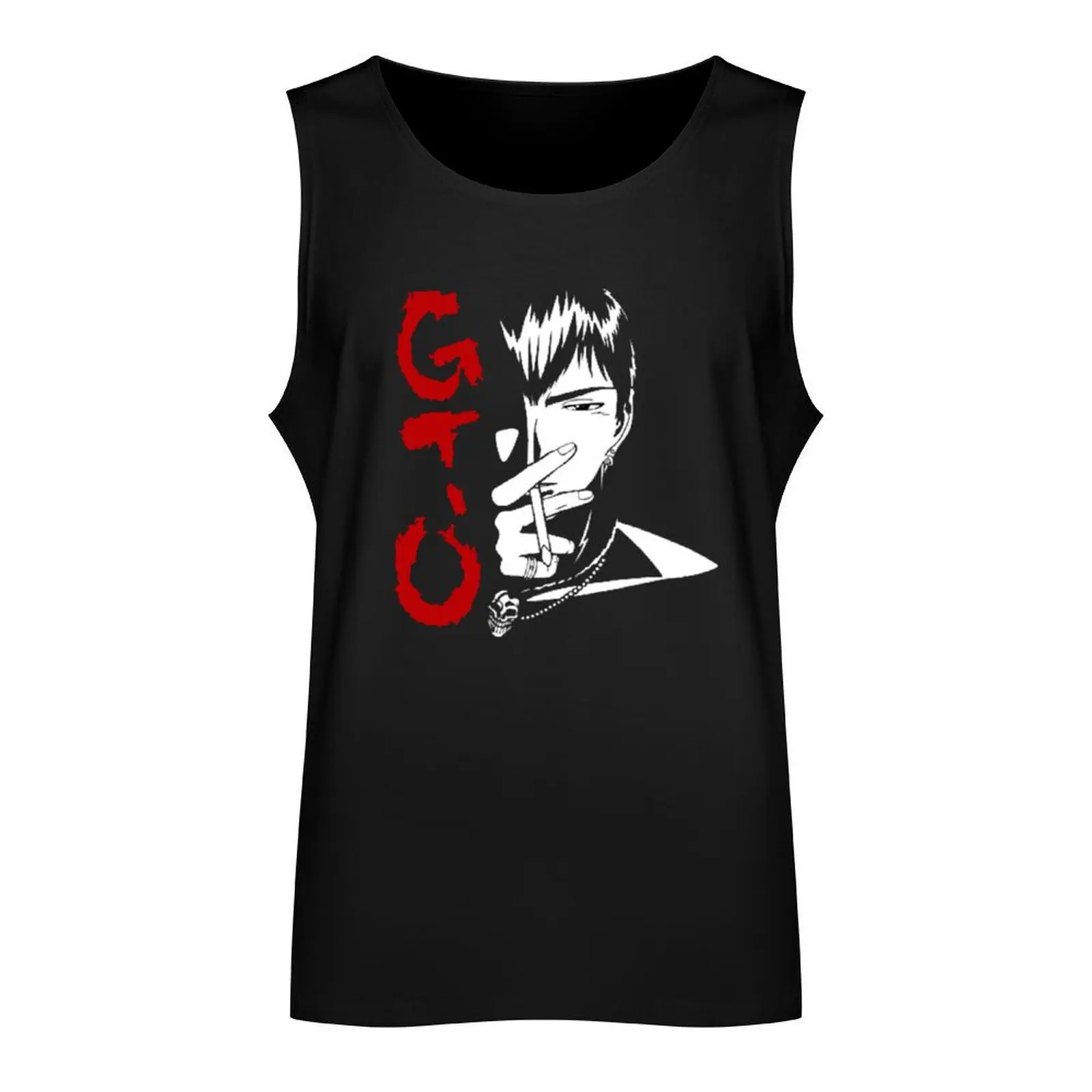 <GTO> Onizuka Tank Top Men's cotton t-shirt basketball Sleeveless men bodybuilding t shirt