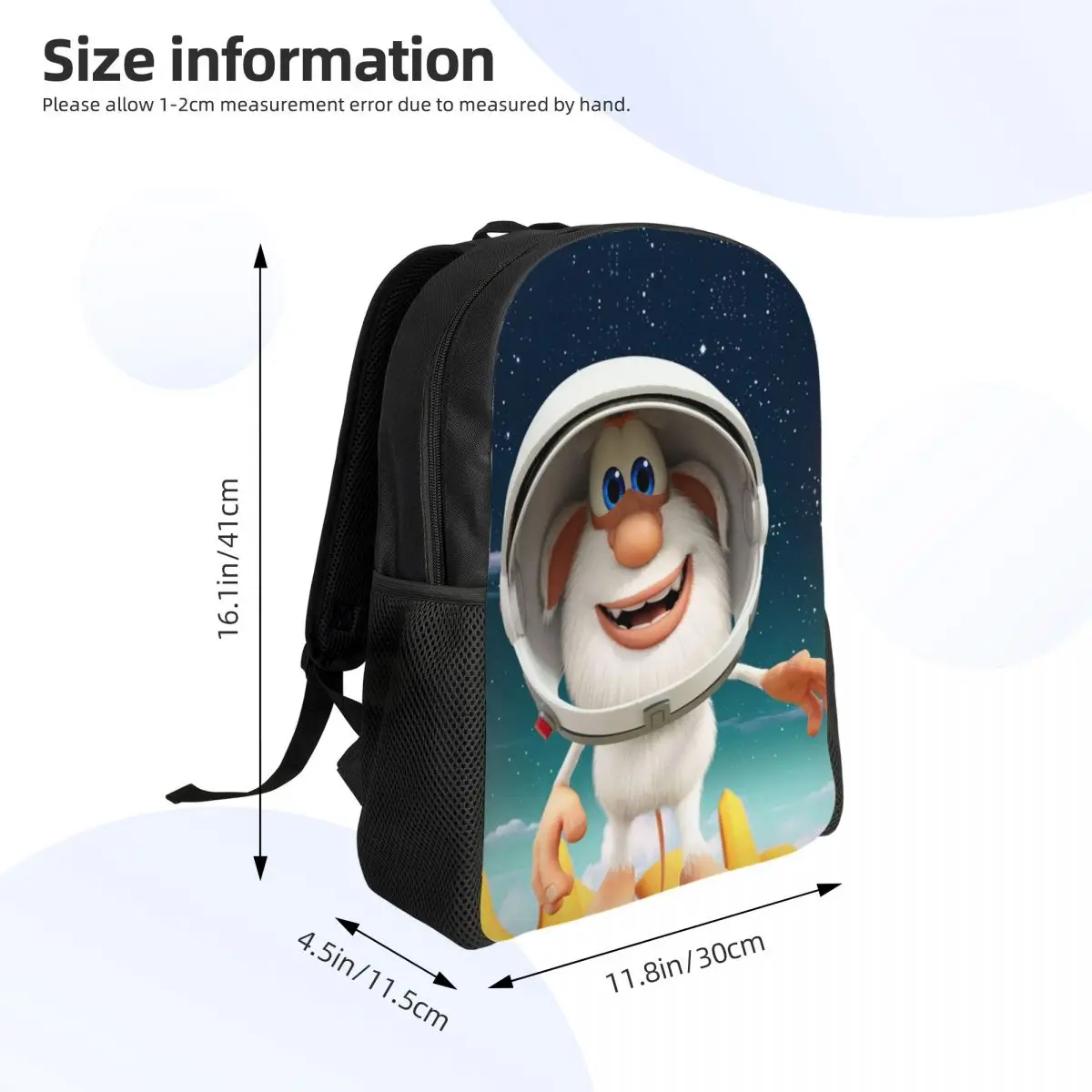 Boobas Animation Travel Backpack para homens e mulheres, Mochila para laptop escolar, Fãs de desenhos animados, Mochila para estudante universitário