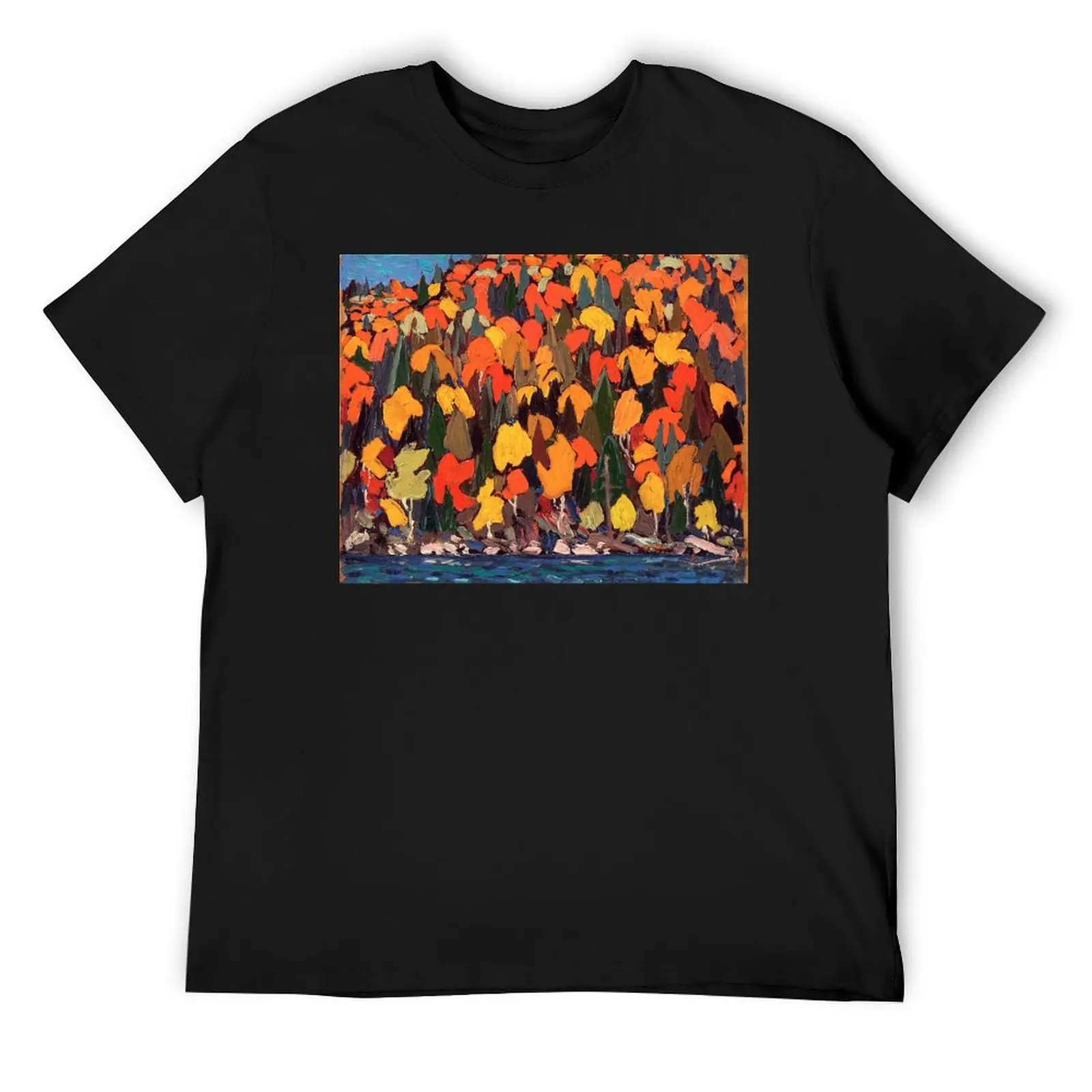 Tom Thomson - Autumn Foliage T-Shirt anime tshirt baggy shirts summer tops mens champion t shirts