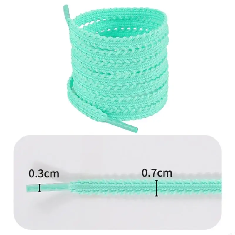 Colorful Shoe Laces 120cm Long Flat Polyester Shoelaces For Men Women Sneakers 