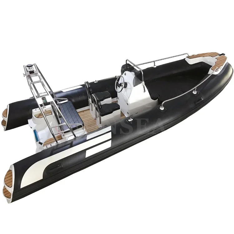 2022 Top fashion cheap price 17 ft 5.2m fishing inflatable yacht luxury boat yacht on sale