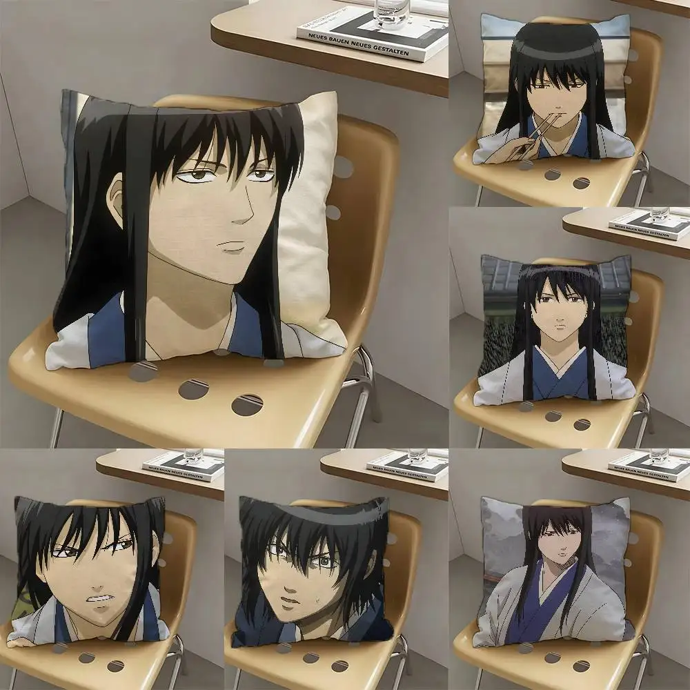 1pc Kotarou Katsura Anime Characters Pillow Case Fashion Square Pillowcase Bedroom Sofa Room Ins Decoration Leisure