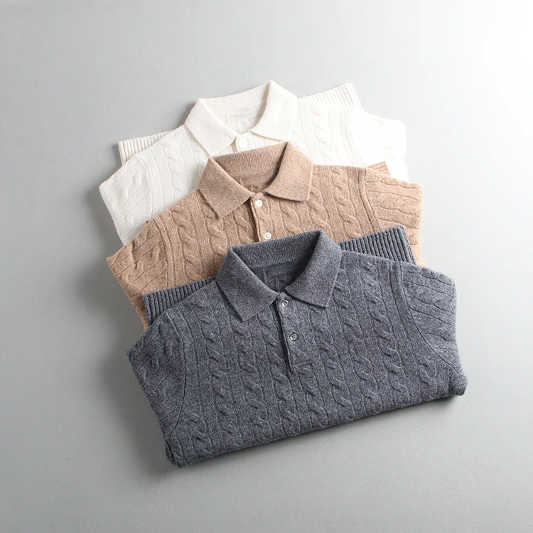 

Классический женский свитер с круглым вырезом, 80% шерсть, 20% кашемир, повседневный, с узором косы, удобный, мягкий, с длинными рукавами