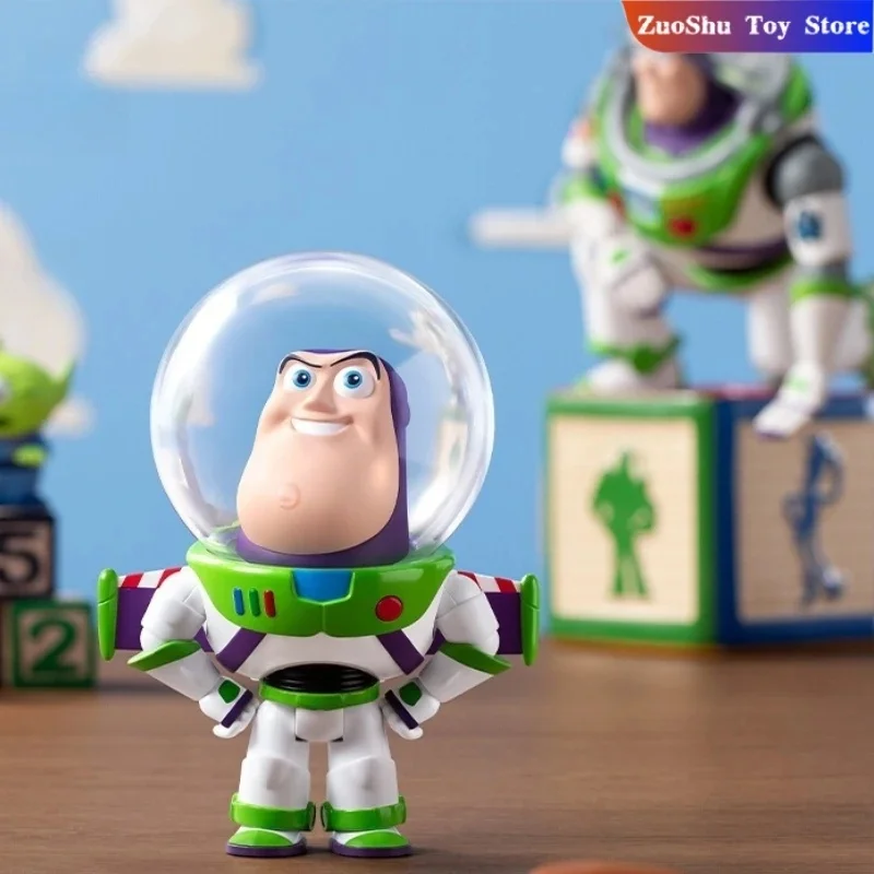 Buzz Lightyear tête à bulle tendance jouable brillant jouet histoire pendentif Disney Mobile boîte aveugle portable périphérie