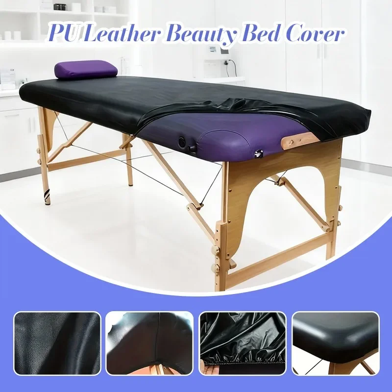 180x80cm PU Leather Fitted Mat Massage Bed Cover Sheet For Beauty Salon Professional Massage Table Cover Fitted Replacement Mat