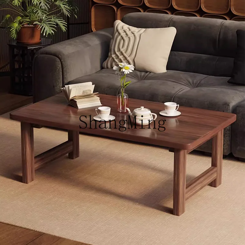 

FG Chinese folding small table household balcony bay window table kang table tatami small coffee