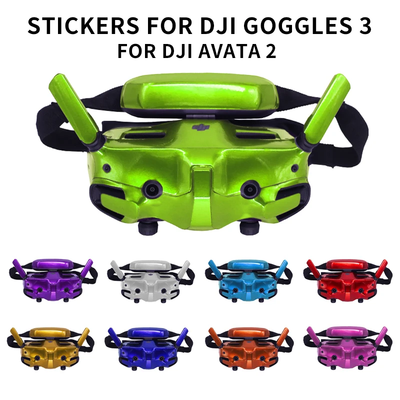 Colorful Stickers for DJI Avata Flight Glasses Goggles 3 Full Cover Decals G3 Scratch Resistant Waterproof Cool Removable Skins