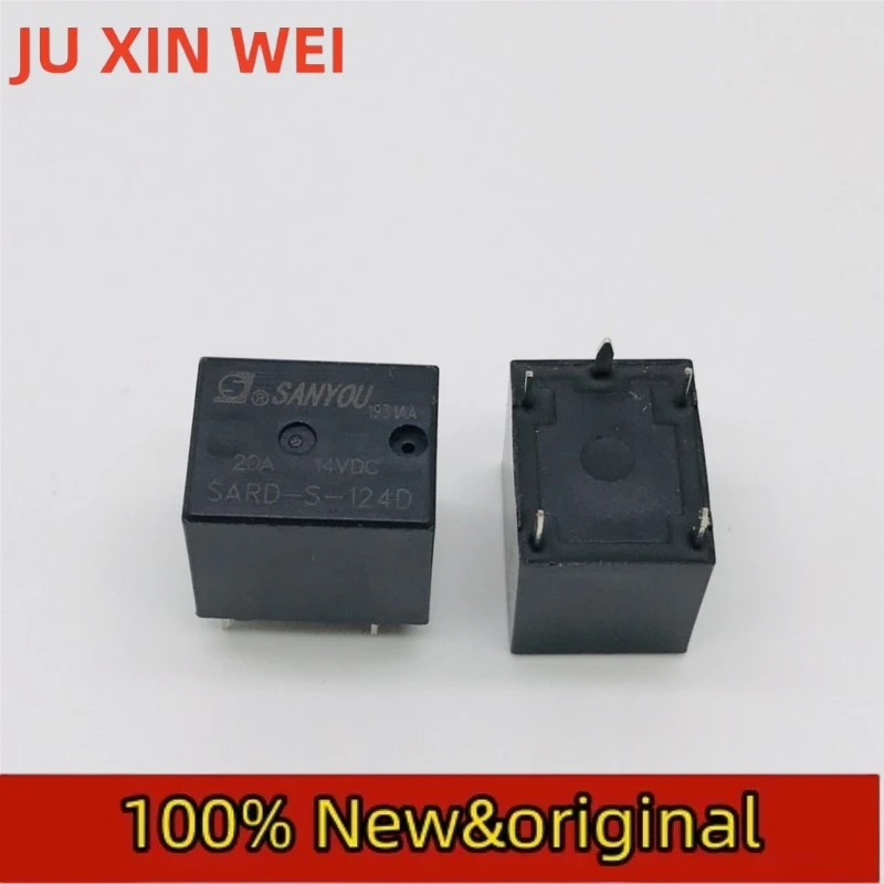 10PCS SARD-S-124D -112D -105D Relay 24VDC Set Conversion 5-foot 20A14VDC