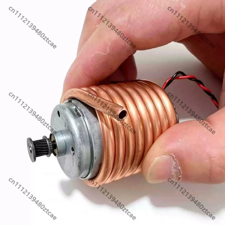 8058 Motor Copper Water‑Cooled Jacket Sleeve 32.5mm Diameter Cooling Heat‑Sink For Printer DIY RC Fishing Boat Pump