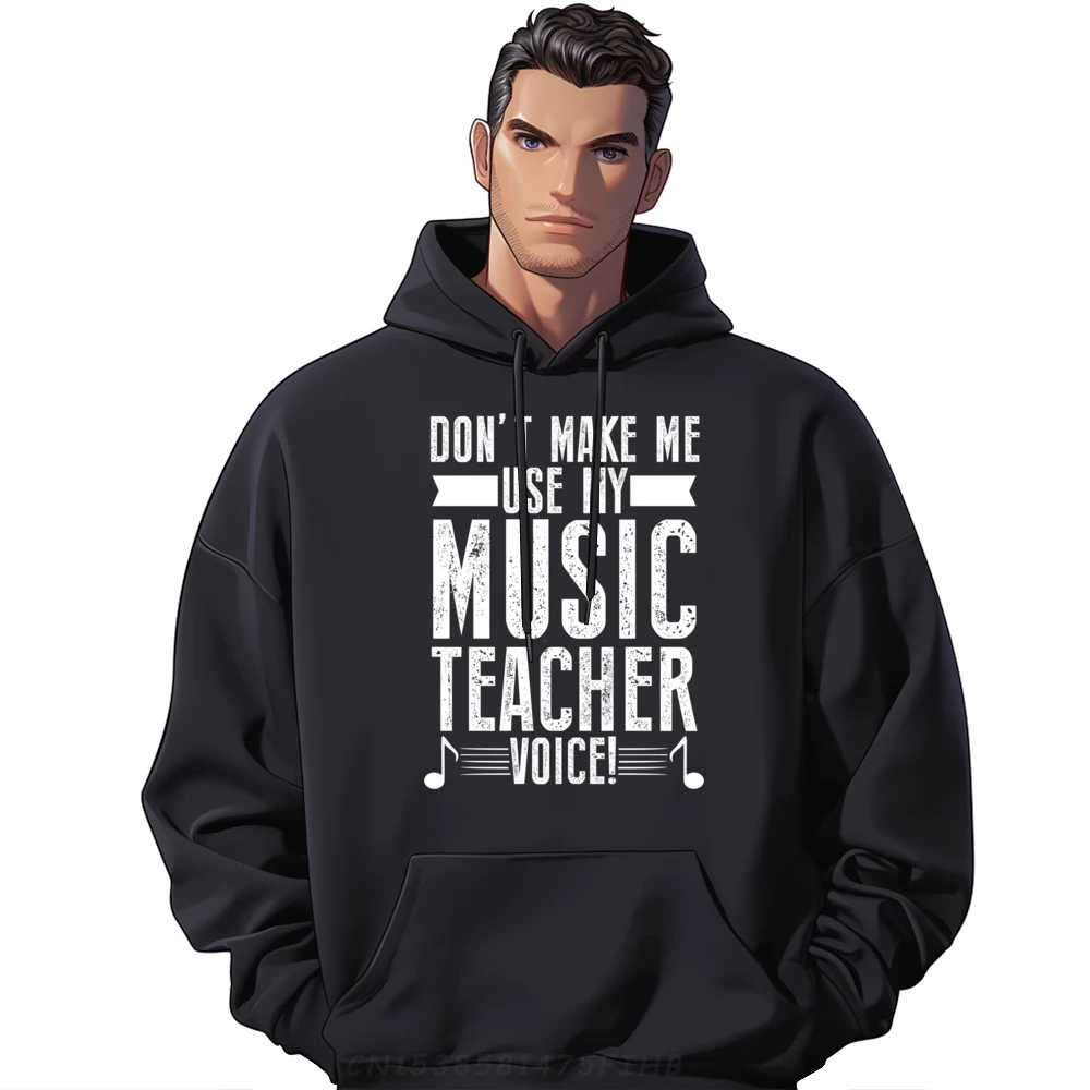 

Musician School Teach Music Lover Teacher White Hoodie Men Limited Time Special Men's Clothing Vintage