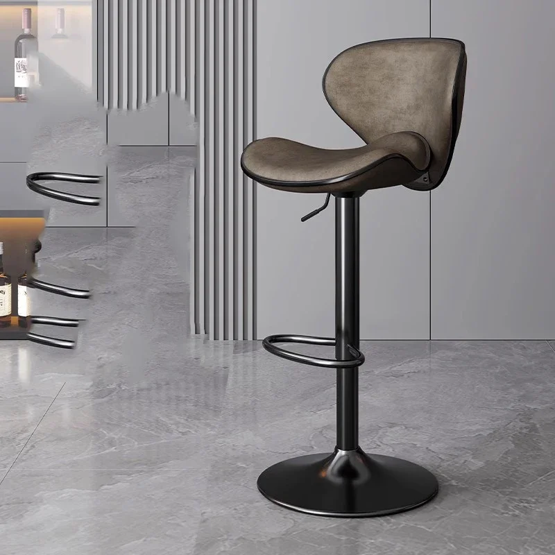 كراسي بار فاخرة لغرفة النوم، كراسي بار جمالية بسيطة قابلة للتعديل، للاسترخاء، أثاث عصري عالي Sillas Para Comedor #1