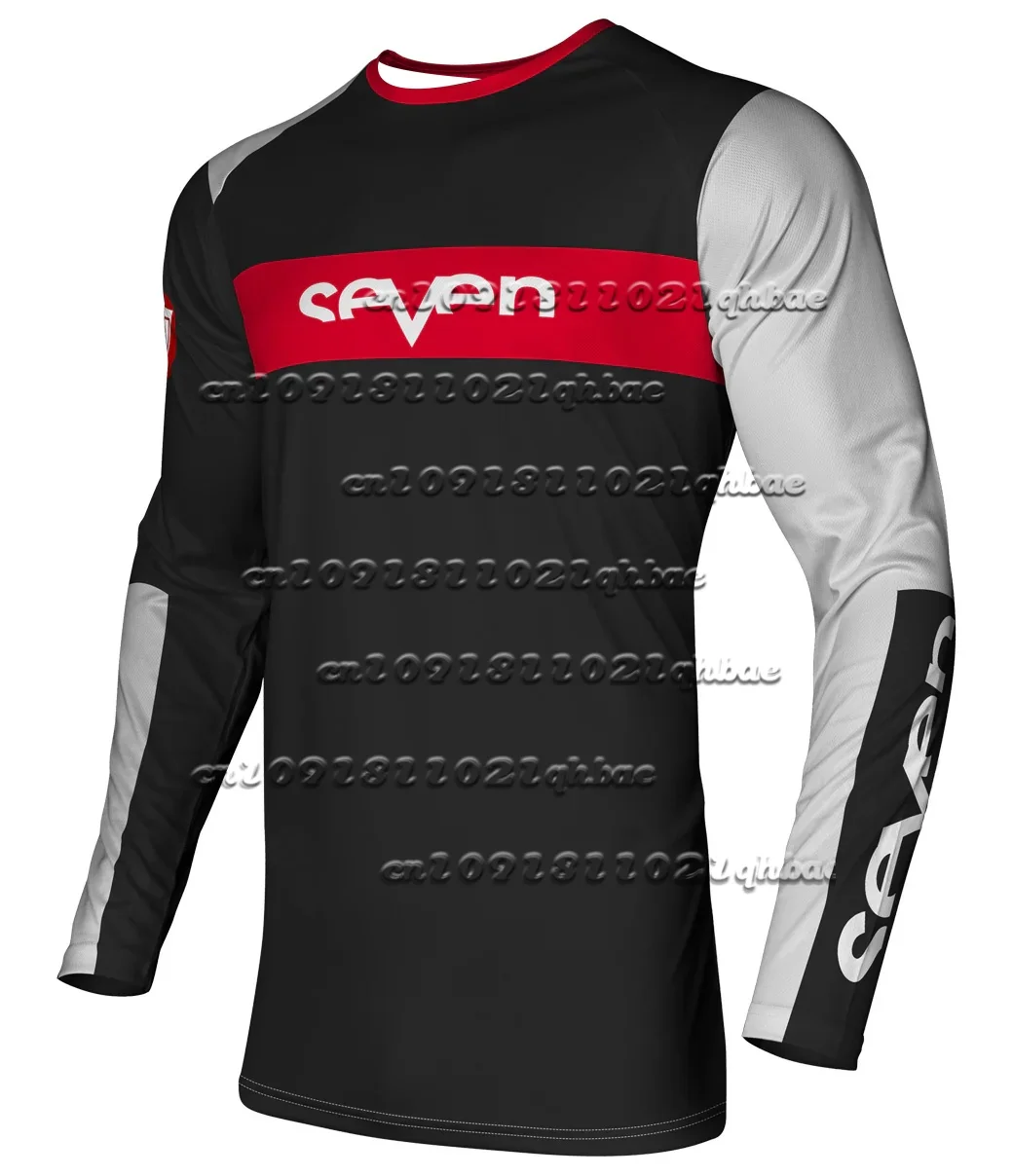 

V-Vox Fracture Jersey Long Sleeved Motocross T-shirt Shirt Summer Motorcycle Cycling Jerseys Quick Drying Breathable Jersey Tops