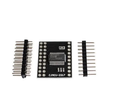 MCP23017 I2C Interface 16bit I/O Extension Module Pin Board IIC to GIPO Converter 25mA1 Drive Power Supply for Arduino and C51